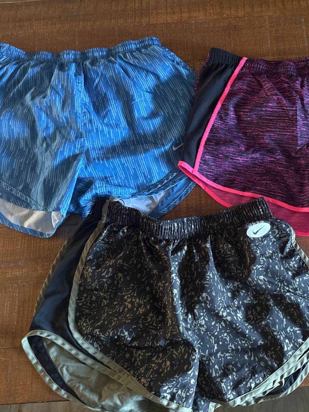 3 pair of Women’s Nike Dri fit shorts